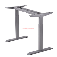 Electric Standing Desk Frame Dual Motor 2 Stage